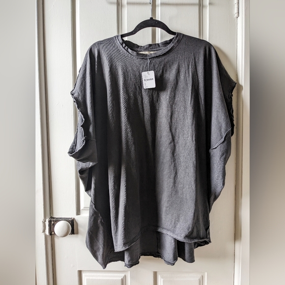 WE THE FREE oversized t-shirt grey size small - Picture 2 of 6
